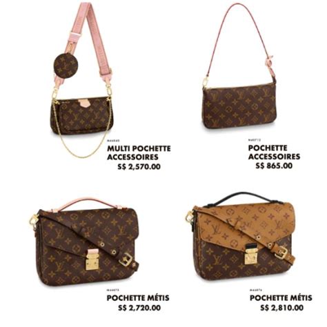 louis vuitton price list singapore|louis vuitton artsy singapore price.